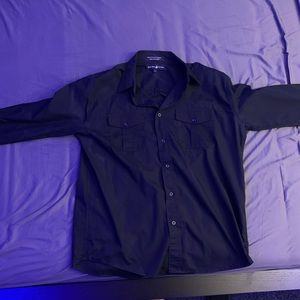 Beverly Hills Polo Club Men’s Large Black Button Down Long Sleeve